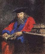 Portrait of Mendeleev, Ilya Repin